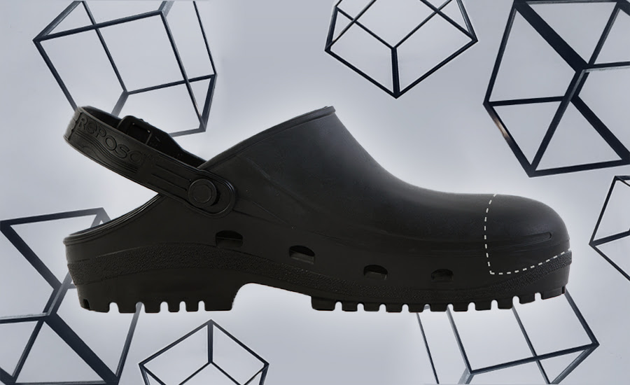 Reposa Safe: the clog with reinforced toe cap against impact and crushing risks